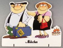 The Bidochon  - Cardboard Stand-Up Display with Removable Feet - Traveling