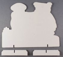 The Bidochon  - Cardboard Stand-Up Display with Removable Feet - Traveling