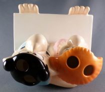 The Bidochon- Tropico Difusion (1998) - Ceramic Toothbrush Holder Robert & Raymonde