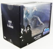 The Blues Brothers - SD Toys - Elwood & Jake - Figurines 17cm sur scène lumineuse