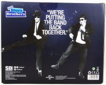 The Blues Brothers - SD Toys - Elwood & Jake - Figurines 17cm sur scène lumineuse