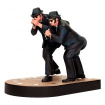 The Blues Brothers - SD Toys - Elwood & Jake 6\  PVC statues on light-up stage