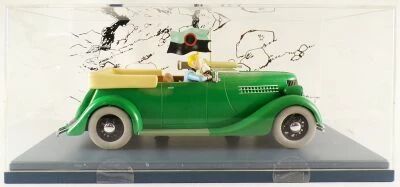 The Cars of Tintin (1:24 scale) - Hachette - #12 Machine Gun Car (The Broken Ear)