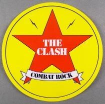The Clash - Autocollant Promotionnel - Combat Rock