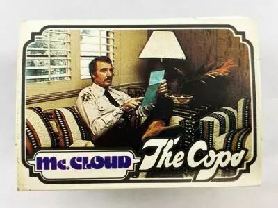 The Cops - Monty Gum Trading Cards (1976) - S�rie compl�te de 99 cartes (Colombo, Cannon, Mc Cloud, Police Woman, 2-Cars)
