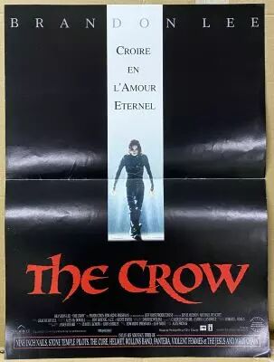 The Crow (Brandon Lee) - Movie Poster 40x60cm - Miramax Films 1996