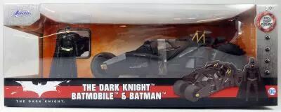 The Dark Knight - Jada - Batmobile m�tal 1:24�me avec figurine Batman
