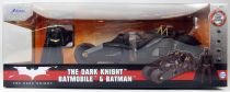 The Dark Knight - Jada - Batmobile métal 1:24ème avec figurine Batman