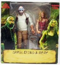 The Devil\'s Rejects - Spaulding & Baby - Figurines Exclusives SDCC  NECA