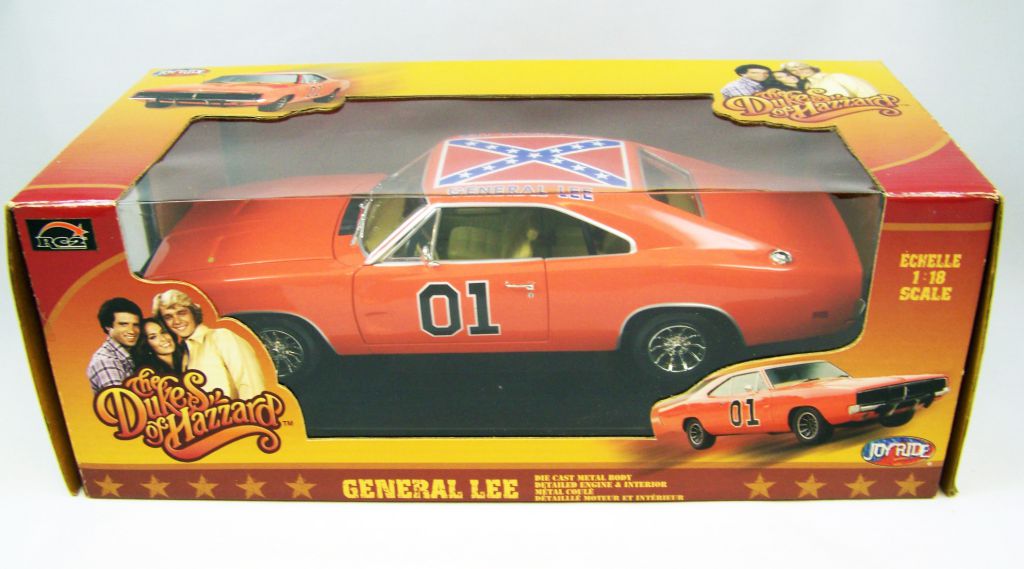 The Dukes of Hazzard - JoyRide - 1:18 scale 1969 Dodge Charger General Lee  diecast