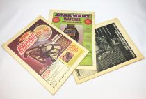 The Empire Strikes Back 1980 - Marvel Weekly (UK) - 3 Publicités Star Wars (dos de magazine)