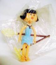 The Flintstones - D-Toys - Betty - Action Figure 1983