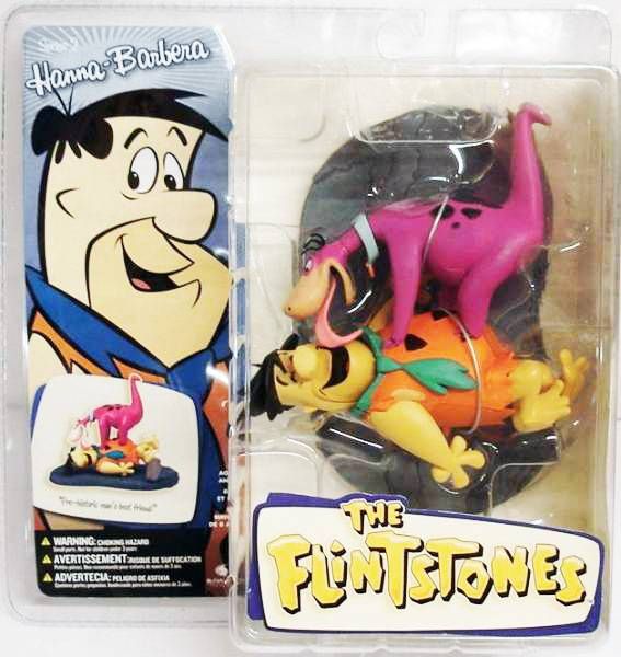 Hanna-Barbera The Flintstones Fred Dino TV Show Cartoon 1" Mini Figures Figurine 