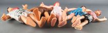 The Flintstones - Mattel 1983 - Set of 5 Bendable Figures