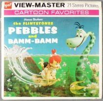 The Flintstones - Set of 3 Discs Gaf View-Master Pebbles and Bamm-Bamm Ref. B 520