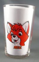 The Fox and the Hound - Amora Mustard glass - The Fox