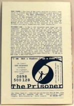 The Globe N°3 The Prisoner\'s english publication