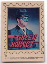 The Green Hornet bubble gum sticker N° 33