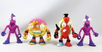 The Grossery Gang - Lot de 4 figurines : Dodgey Donut, Grot Dog & Gooey Chewie x2
