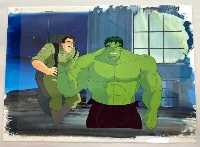 The Incredible Hulk - Cellulo�d et Fond originaux - Serie Anim�e L\'incroyable Hulk (1996) - SABAN/MARVEL 