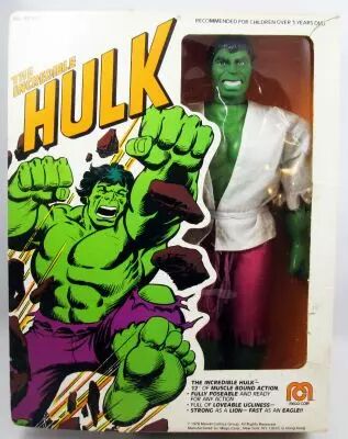 The Incredible Hulk - Mego - Figurine articul�e 30cm (neuf en boite) - 1978