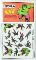 The Incredible Hulk - Reusable transfers with background scene - Kidsplay 1983