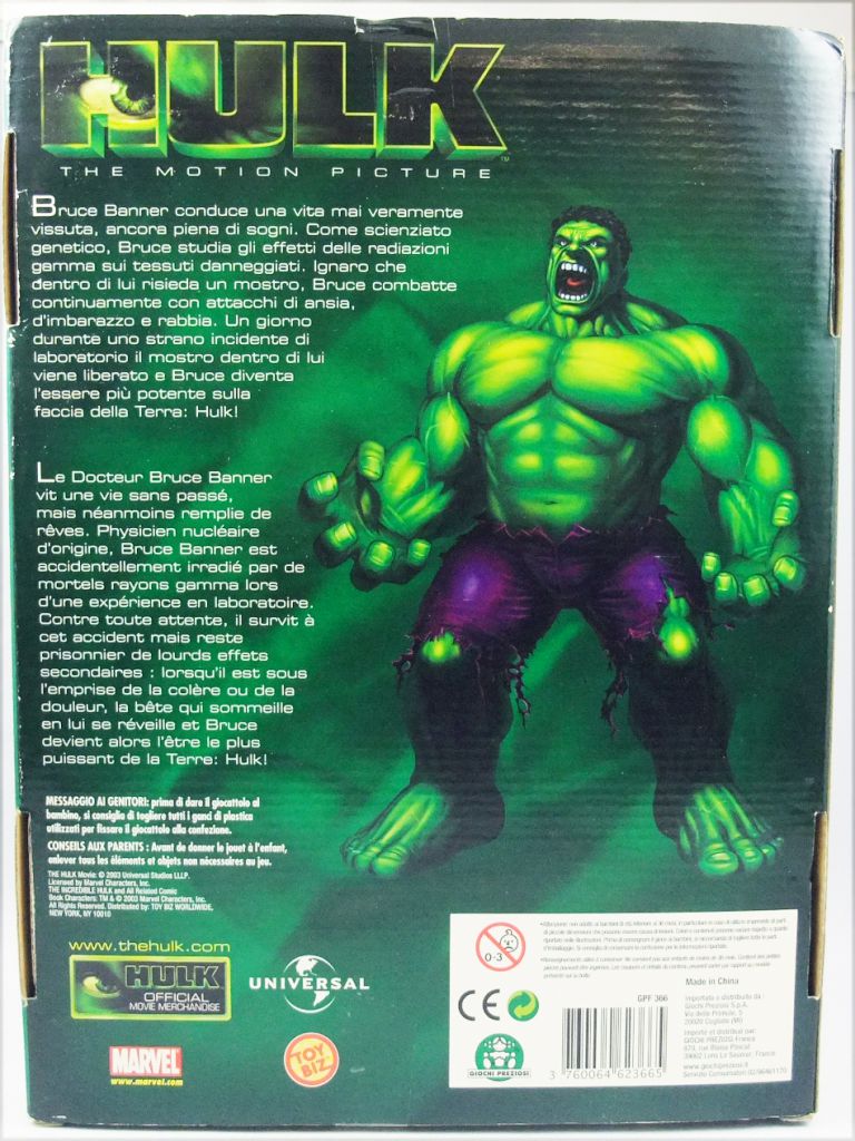 The Incredible Hulk (Film 2003) - Figurine rotocast 30cm Hulk