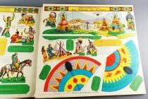 The Indians - Volum&eacute;trix Ref. 712 - Album 5 Cutting Boards Cardboard Figures - Mint Condition