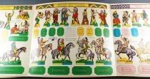 The Indians - Volum&eacute;trix Ref. 712 - Album 5 Cutting Boards Cardboard Figures - Mint Condition