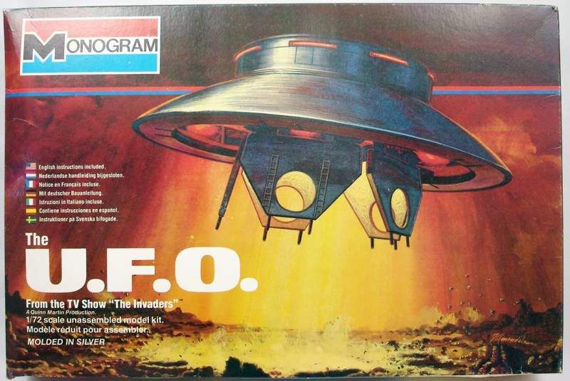 The Invaders UFO Monogram Model Kit 6012 Early Version RARE for sale online 