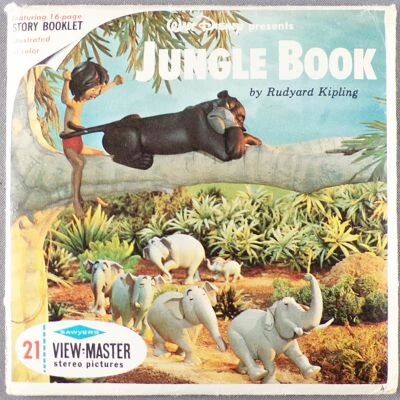 The Jungle Book - Set of 3 Discs Sawyer\'s Inc View-Master 3-D Ref. B 363