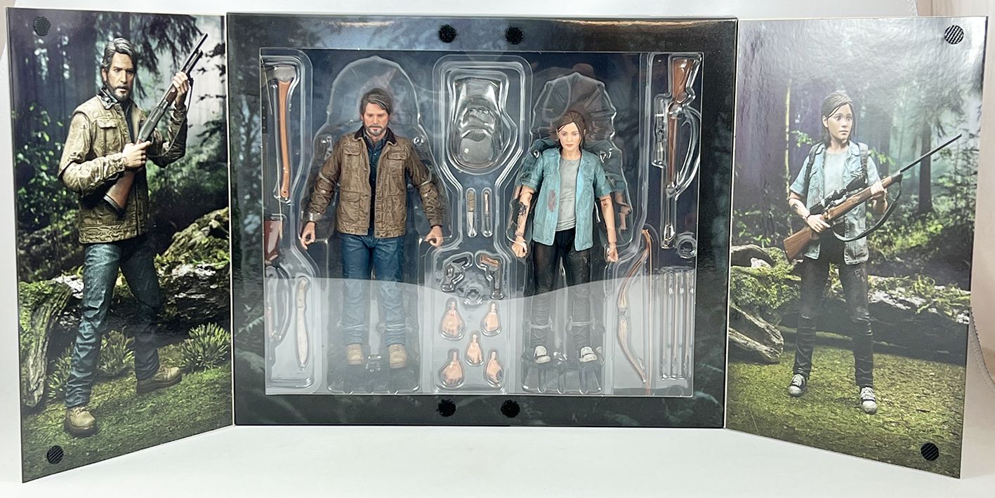 The Last of Us Part 2: Action Figures Ellie e Joel 7″ Neca