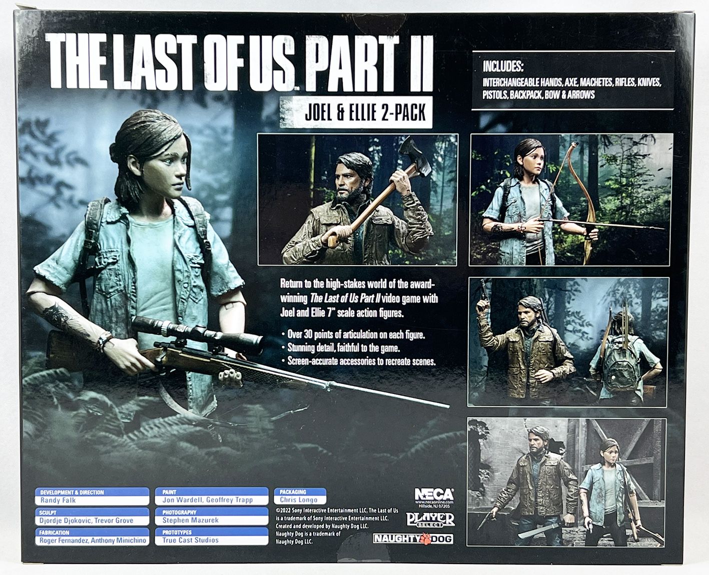 RESERVA 10%) The Last of Us Part II Ultimate Joel and Ellie Action Figure  Two-Pack - Neca - Sonho Geek