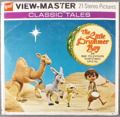 The Little Drummer Boy - 3 x Gaf View-Master Discs Set Ref. B 871