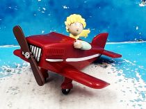 The Little Prince in airplane (A. de St. Exupery) - PVC figure - Plastoy 2007