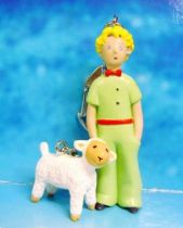 The Little Prince with Sheep (A. de St. Exupery) - PVC figure Keychain - Plastoy 2004
