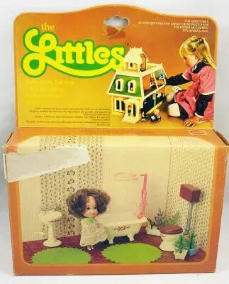 The Littles - Mattel - Daphne & Bathroom Setting Ref.3225