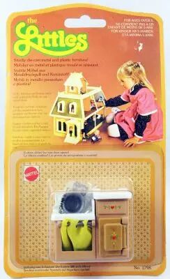 The Littles - Mattel - Mobiliers M�tal : Mobilier Salle de Bain Ref.1798