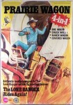 The Lone Ranger - Marx Toys - Accessoire Prairie Wagon Complet Proche Neuf Boite
