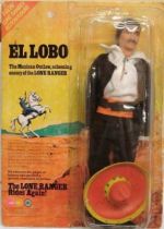 The Lone Ranger - Marx Toys - Figure El Lobo (carded)