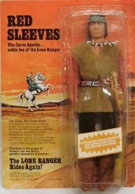 The Lone Ranger - Marx Toys - Figure Red Sleeves (carded)