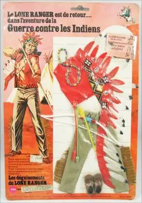 The Lone Ranger - Marx Toys - Panoplie V�tement The Indian War (Guerre contre les Indiens)