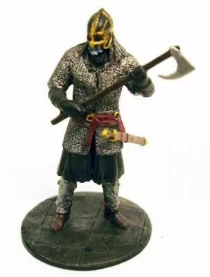 The Lord of the Rings - Eaglemoss - #132 Rohan farmer at the battle of Helm\'s Deep