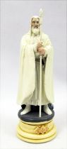 The Lord of the Rings - Eaglemoss - Chess Set n°1 Gandalf the White (White Bishop)