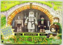 The Lord of the Rings - Minimates - Gollum, Gandalf the White, Frodo