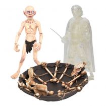 The Lord of the Rings - Red Book of Westmarch : Gollum & Frodo Baggins - Diamond Select action-figure set (SDCC \'21 exclusive)