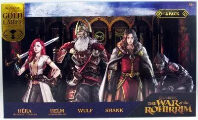 The Lord of the Rings : The War of the Rohirrim - McFarlane Toys - Figure 4-pack : Hera, Helm, Wulf, Shank