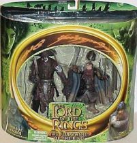 The Lord of the Rings - Uruk-Hai Warrior & Gimli - FOTR
