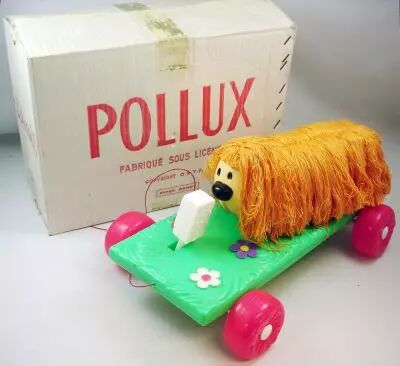 The Magic Roundabout - Dougal pull toy (mint in box) - Clairbois