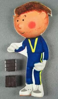 The Magic Roundabout - Magnetic Cardboard Figure Djeco 1966 - Basil